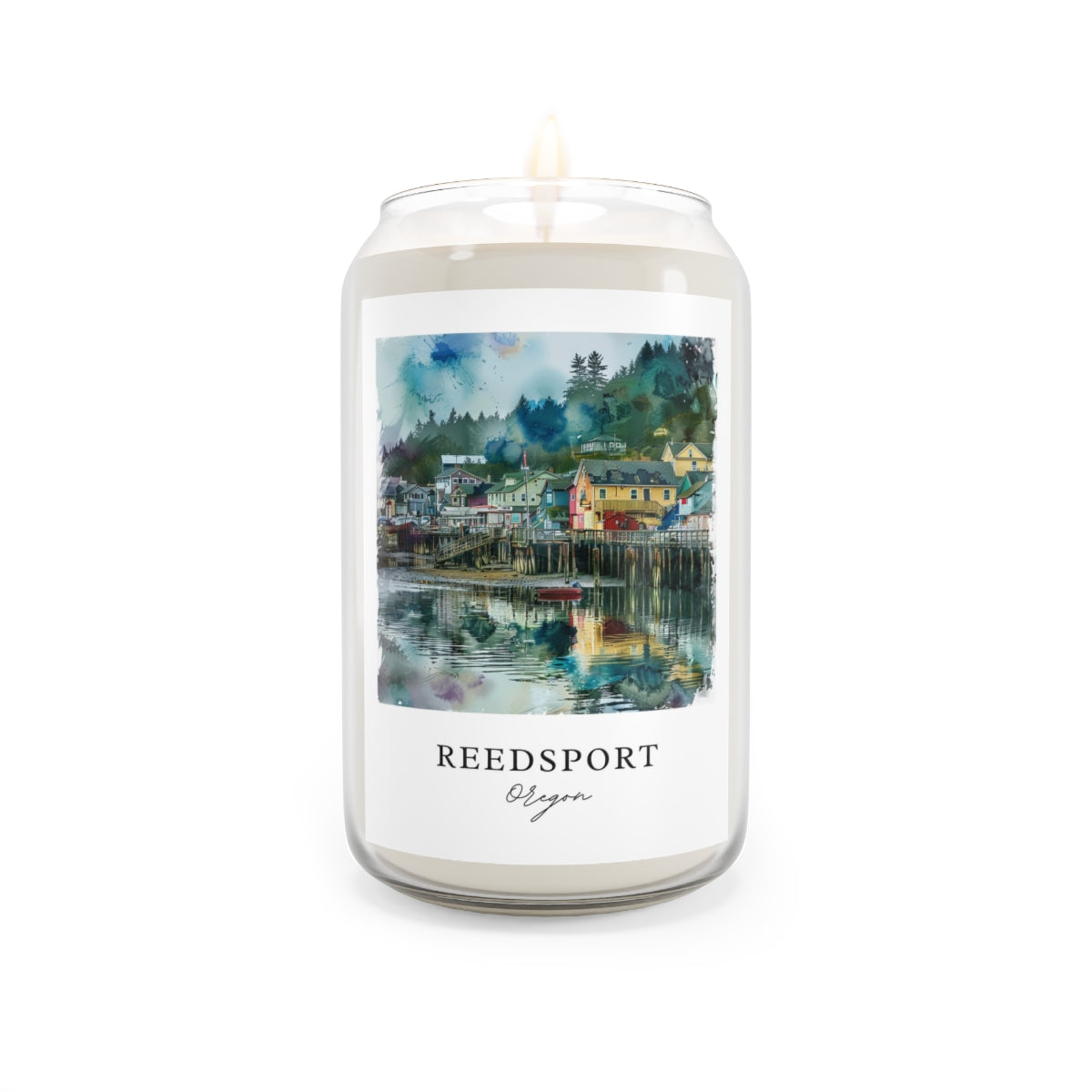 Reedsport, Oregon scented soy candle