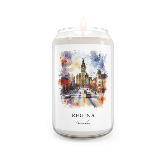 Regina, Canada scented soy candle