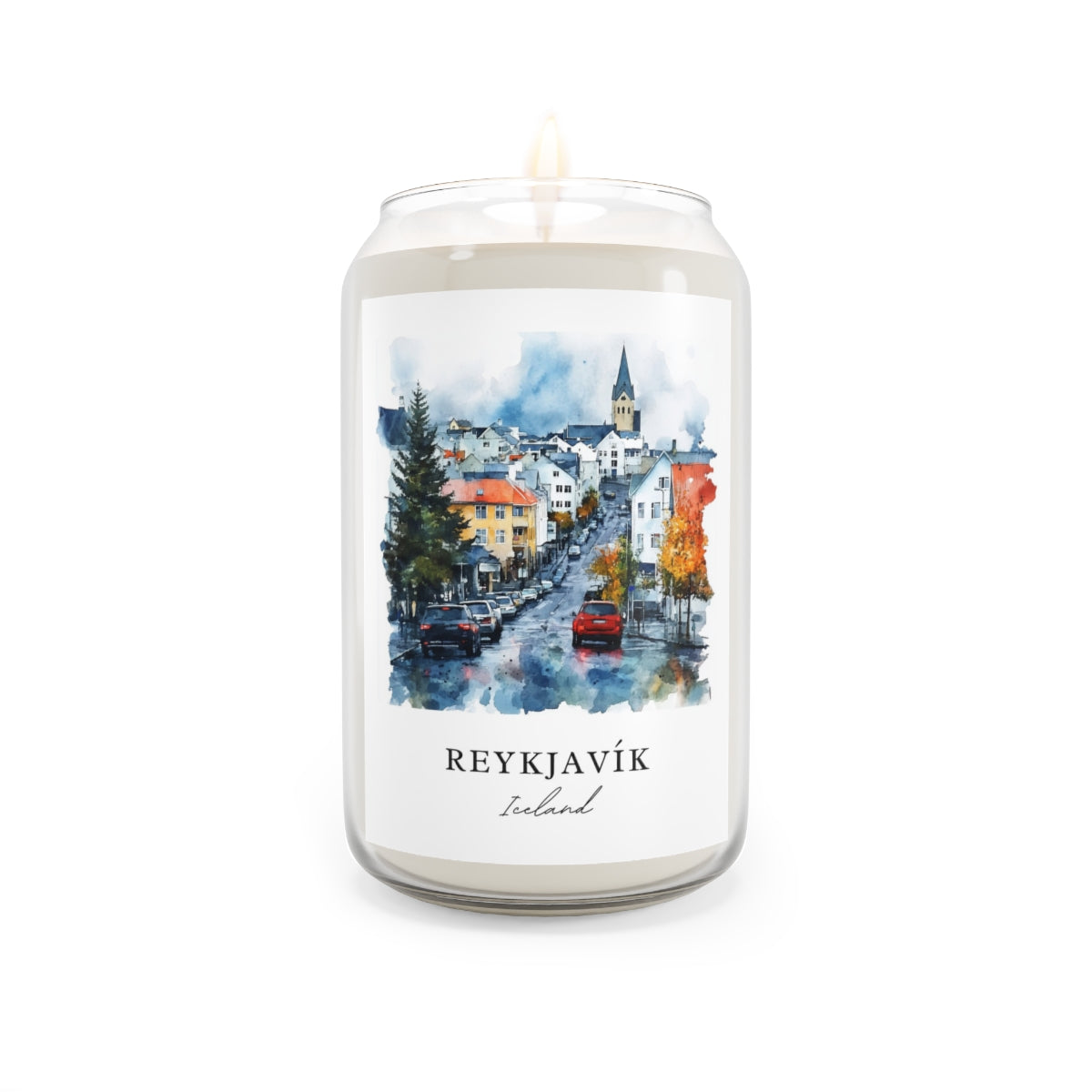 Reykjavík, Iceland scented soy candle