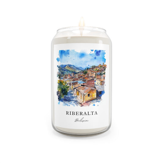 Riberalta, Bolivia scented soy candle