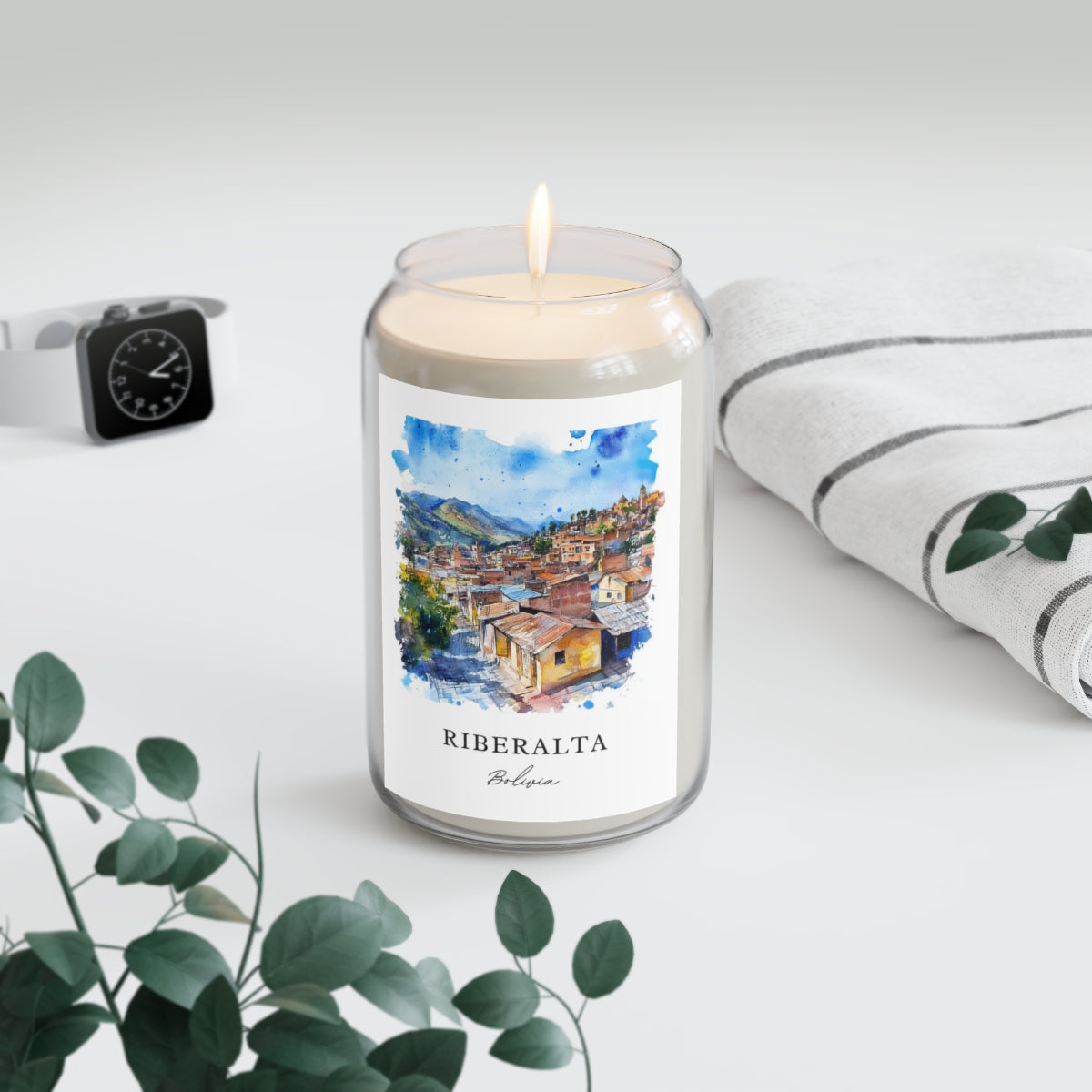 Riberalta, Bolivia scented soy candle