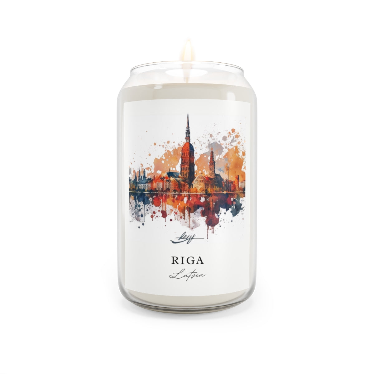 Riga, Latvia scented soy candle