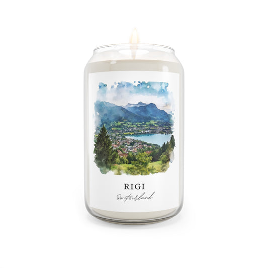 Rigi, Switzerland scented soy candle