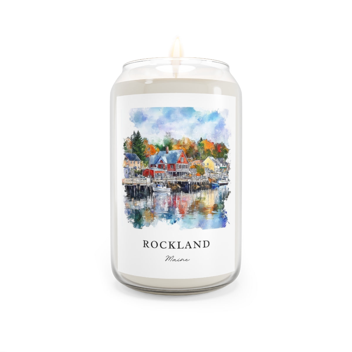 Rockland, Maine scented soy candle