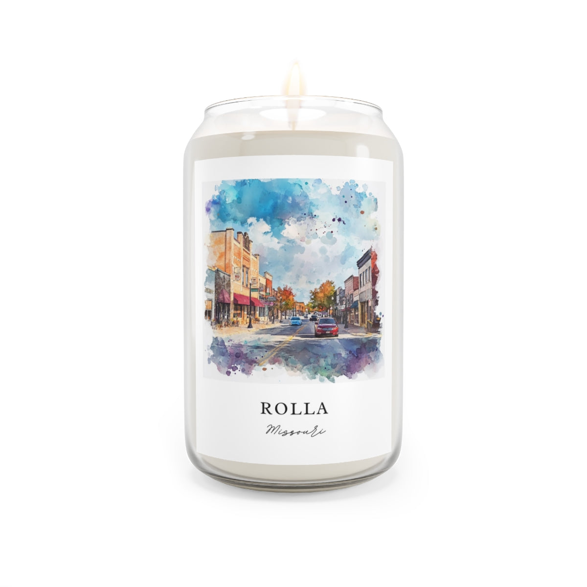 Rolla, Missouri scented soy candle