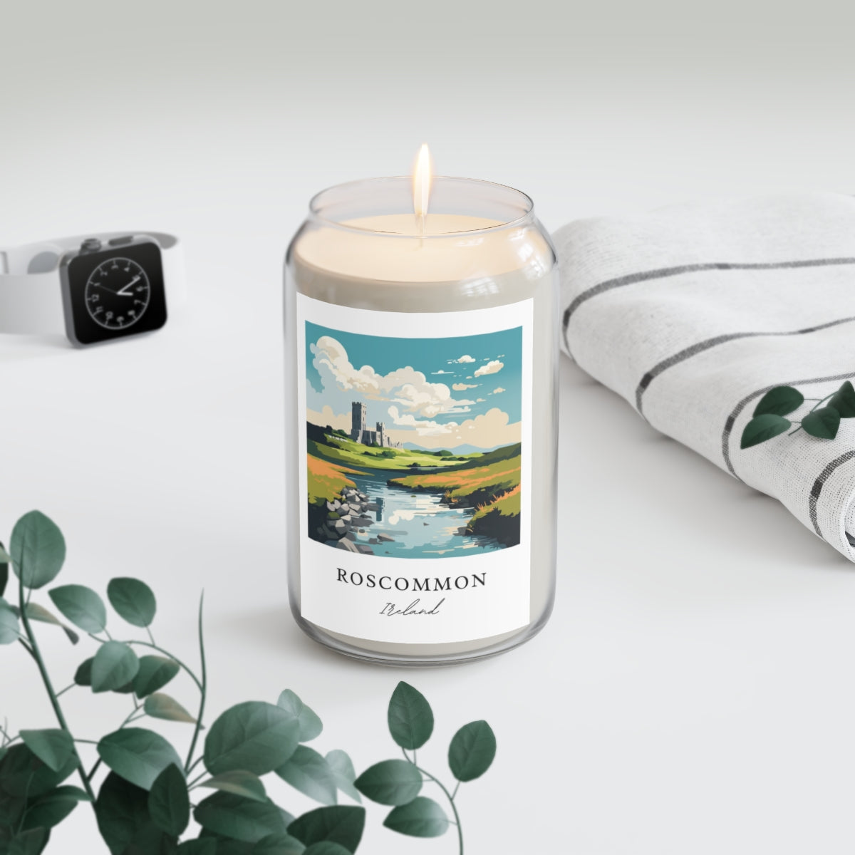 Roscommon, Ireland scented soy candle