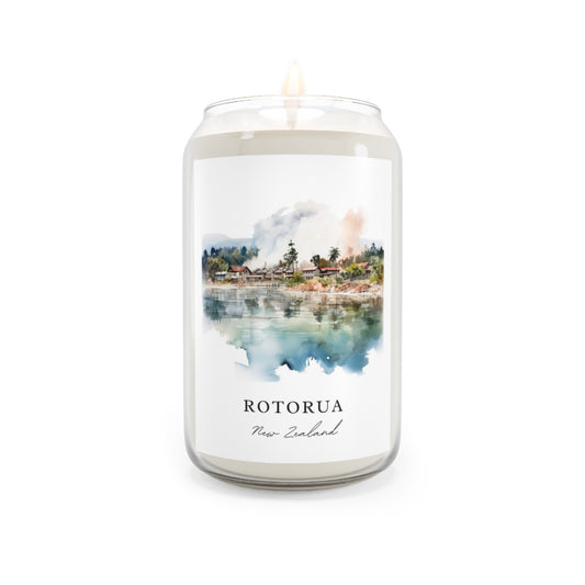 Rotorua, New Zealand scented soy candle