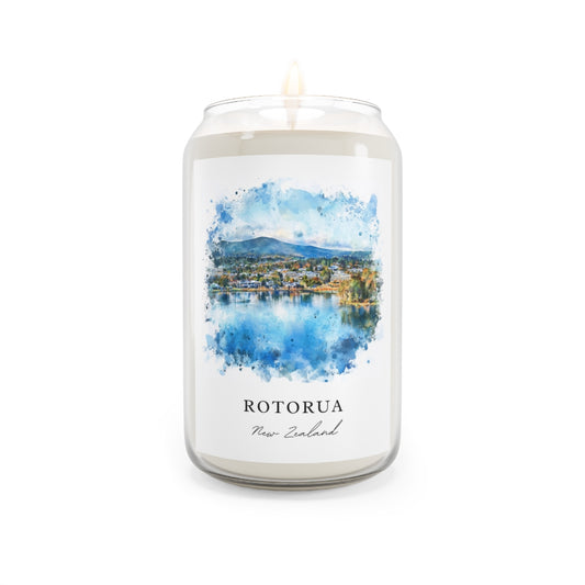 Rotorua, New Zealand scented soy candle