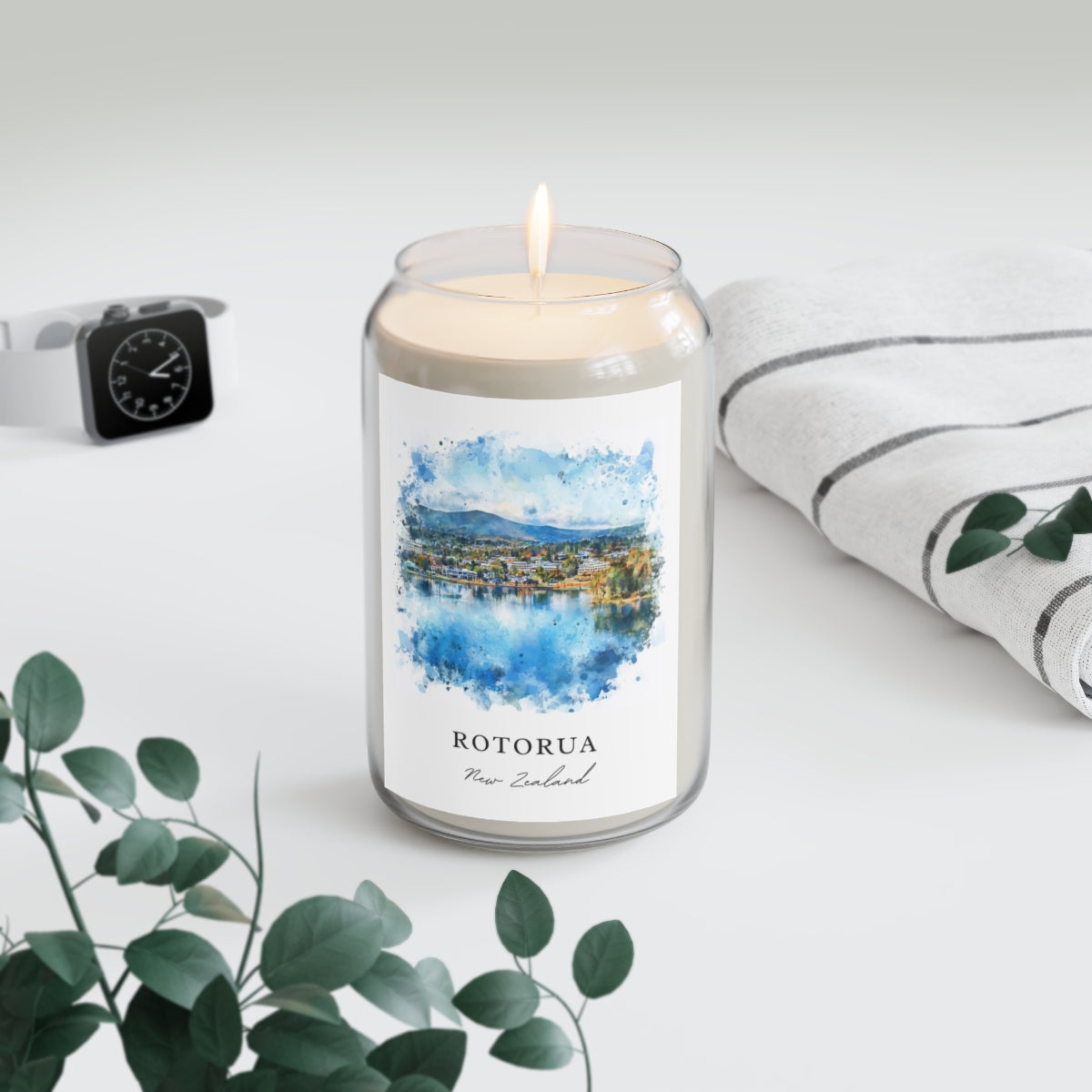 Rotorua, New Zealand scented soy candle