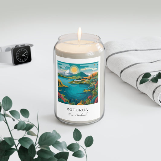 Rotorua, New Zealand scented soy candle