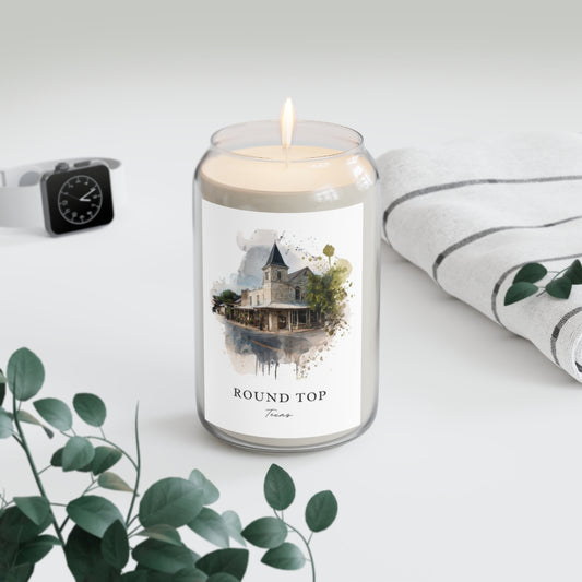 Round Top, Texas scented soy candle