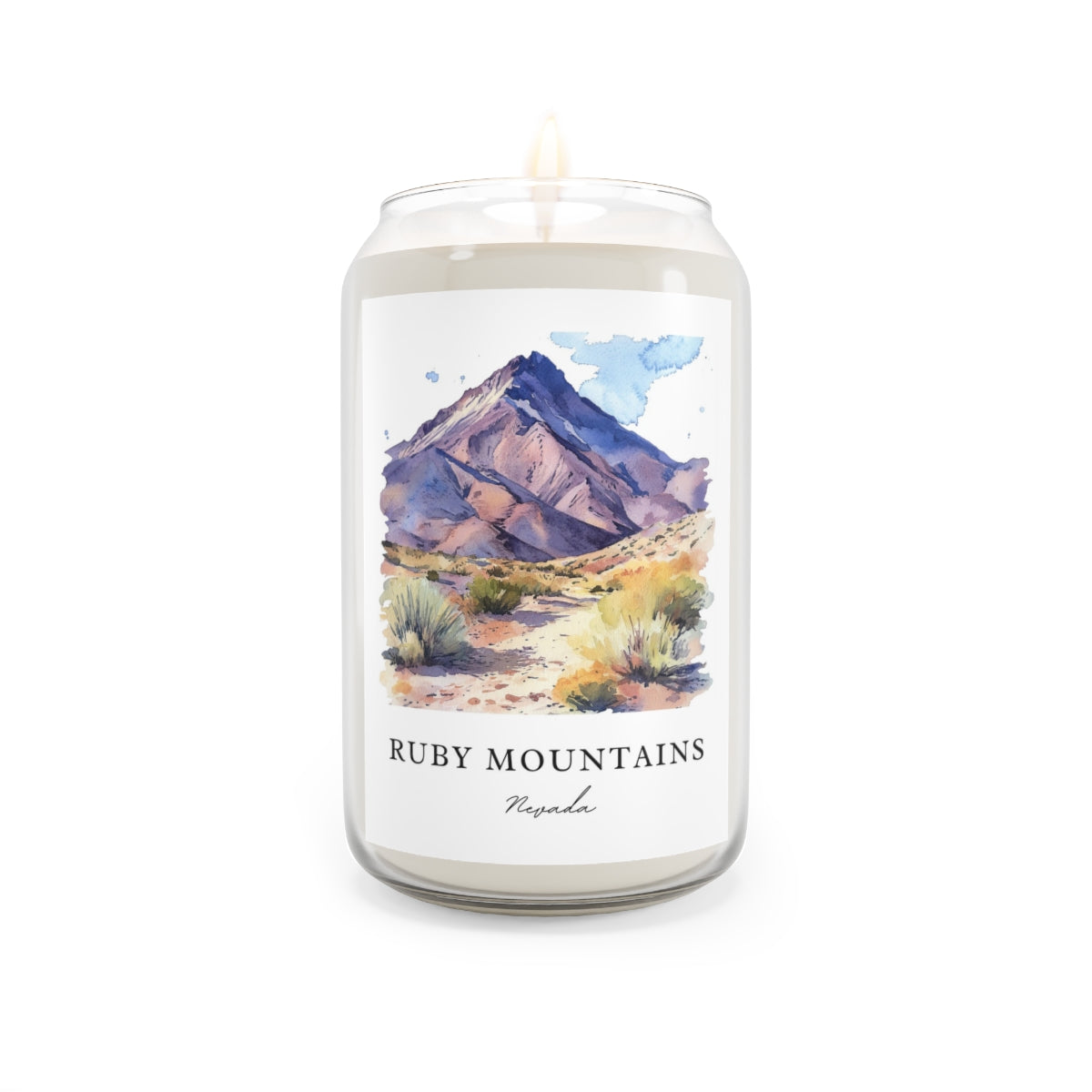 Ruby Mountains, Nevada scented soy candle