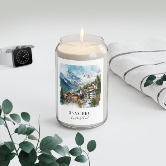 Saas-Fee, Switzerland scented soy candle