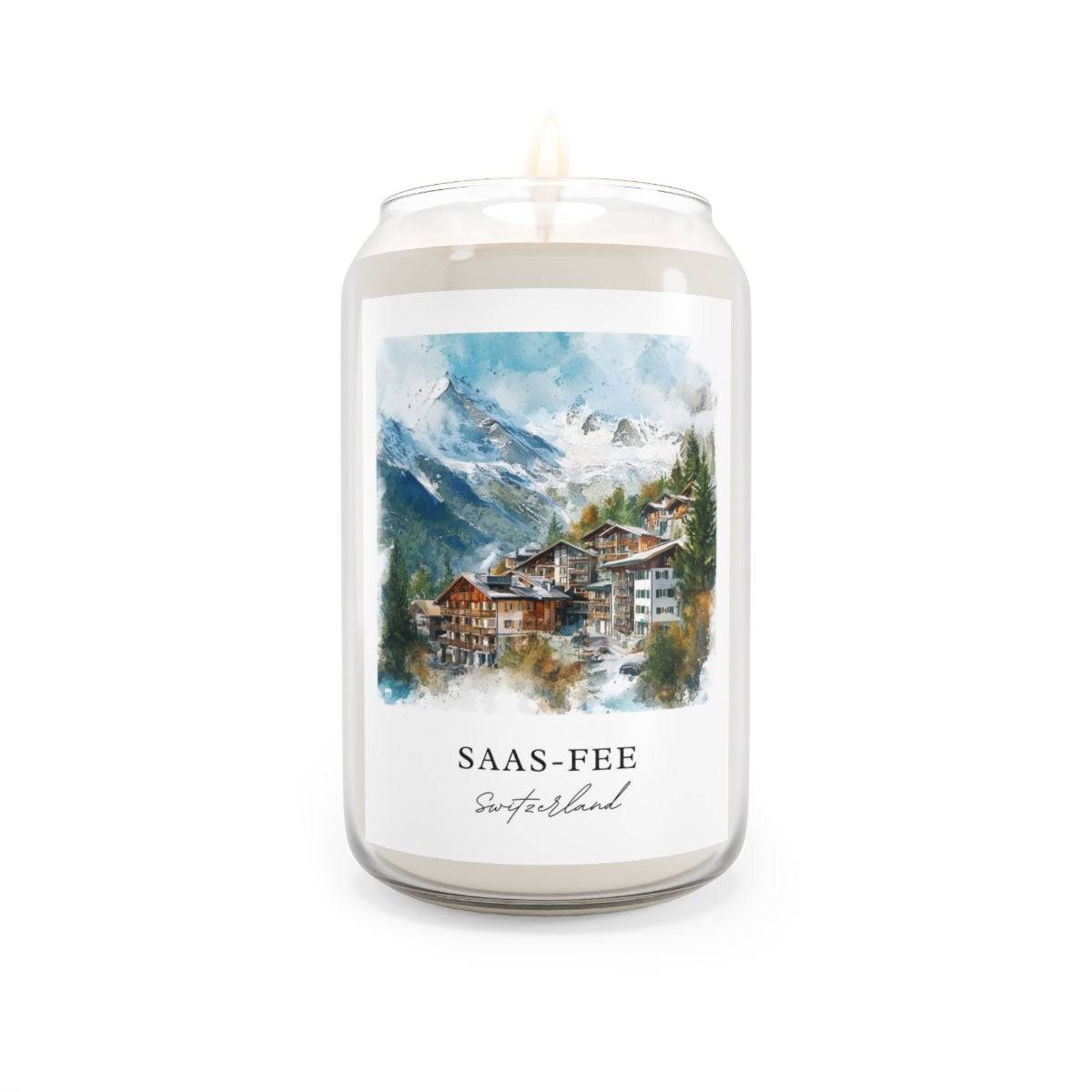 Saas-Fee, Switzerland scented soy candle