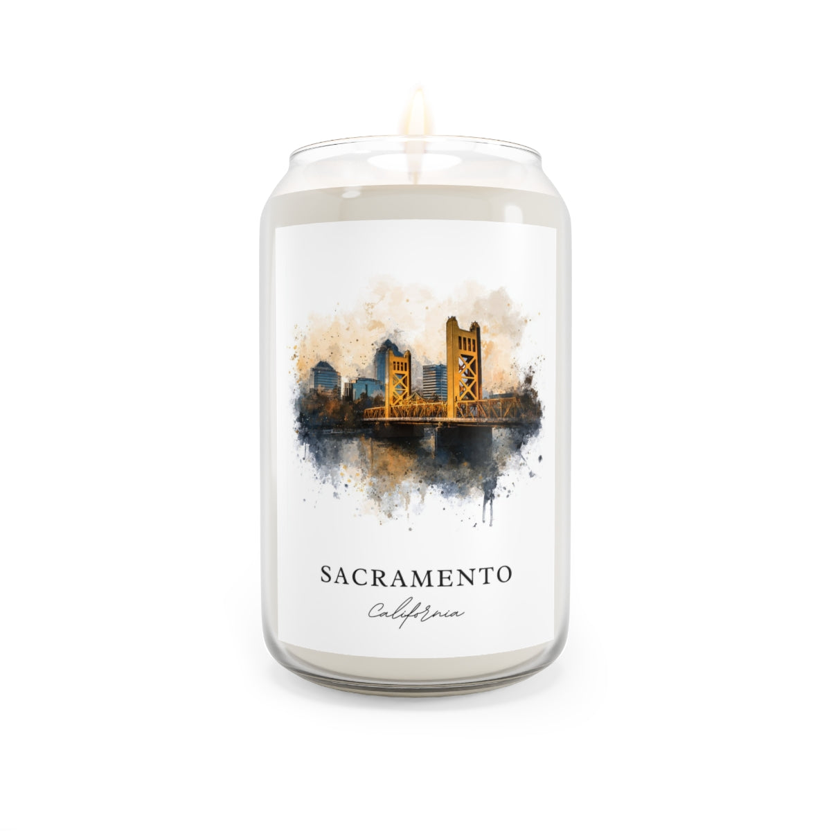 Sacramento, California scented soy candle