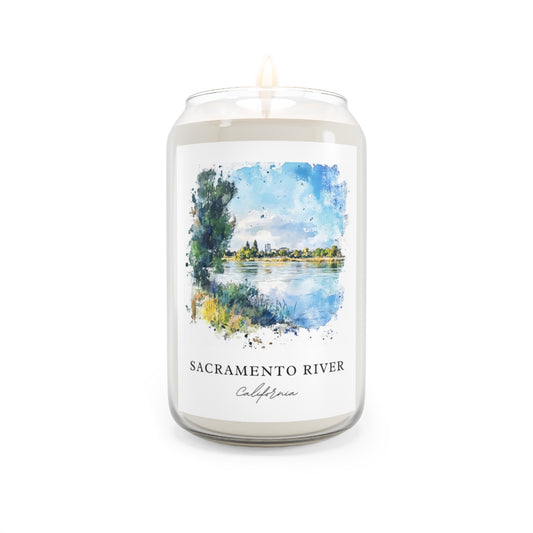 Sacramento River, California scented soy candle
