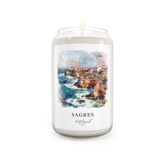 Sagres, Portugal scented soy candle