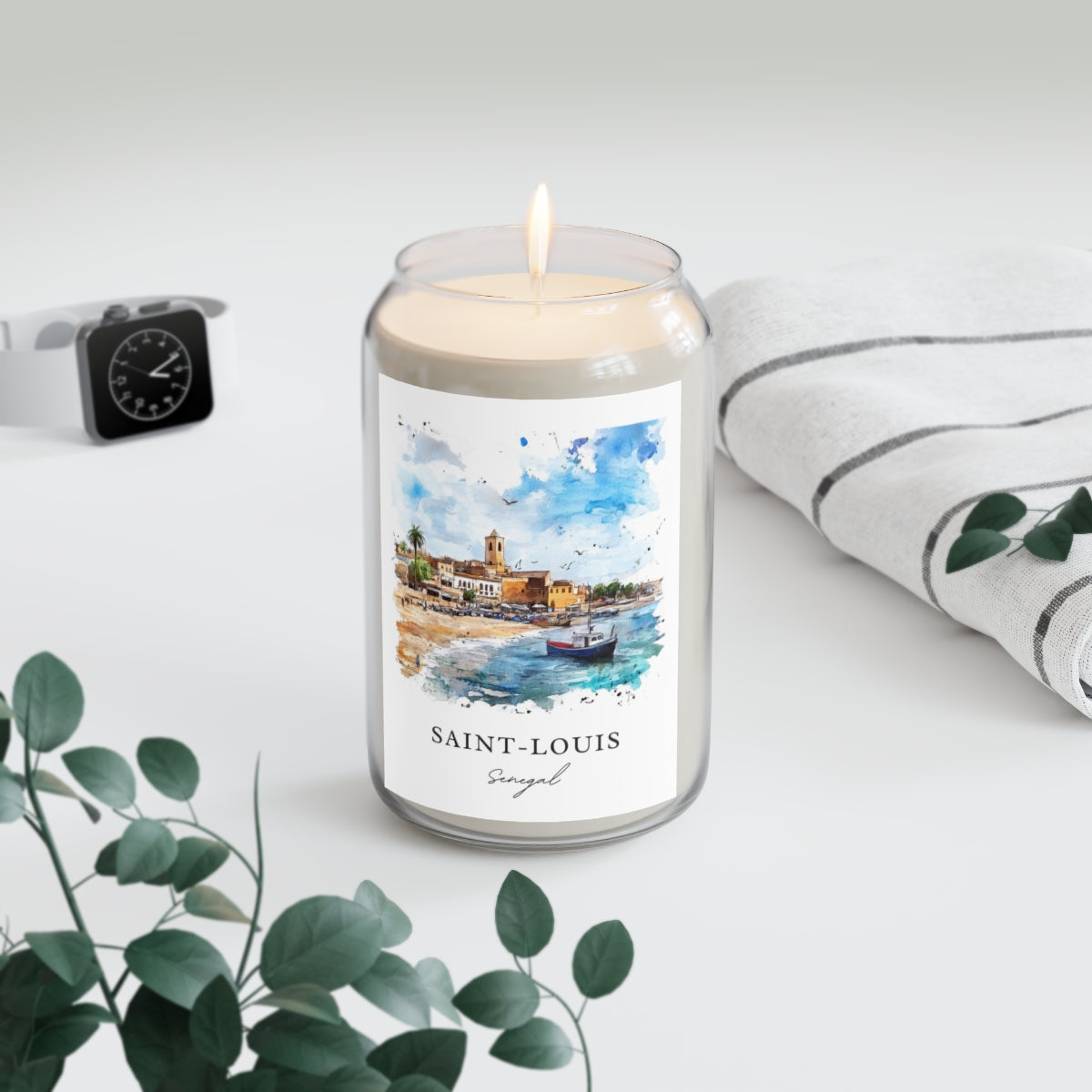 Saint-Louis, Senegal scented soy candle