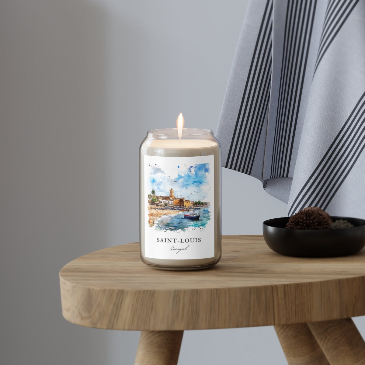 Saint-Louis, Senegal scented soy candle