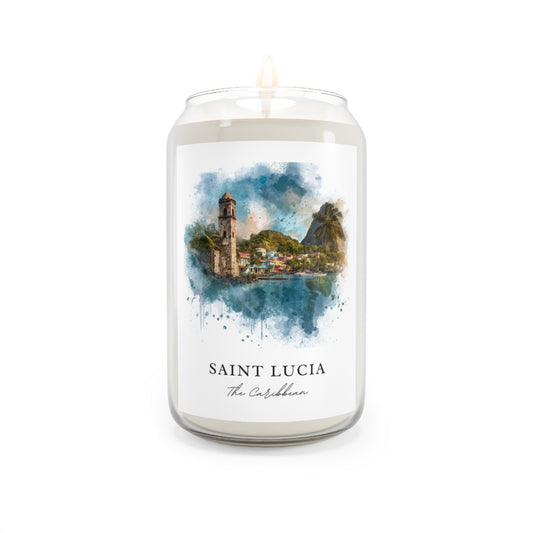Saint Lucia, The Caribbean scented soy candle