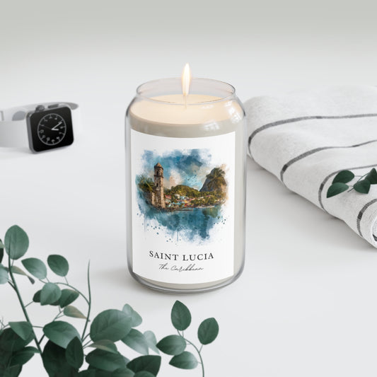 Saint Lucia, The Caribbean scented soy candle
