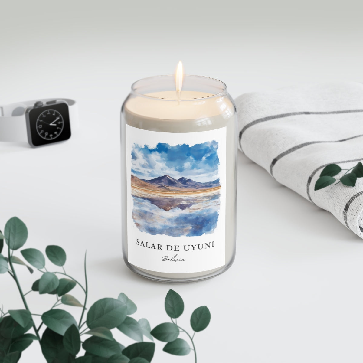 Salar De Uyuni, Bolivia scented soy candle