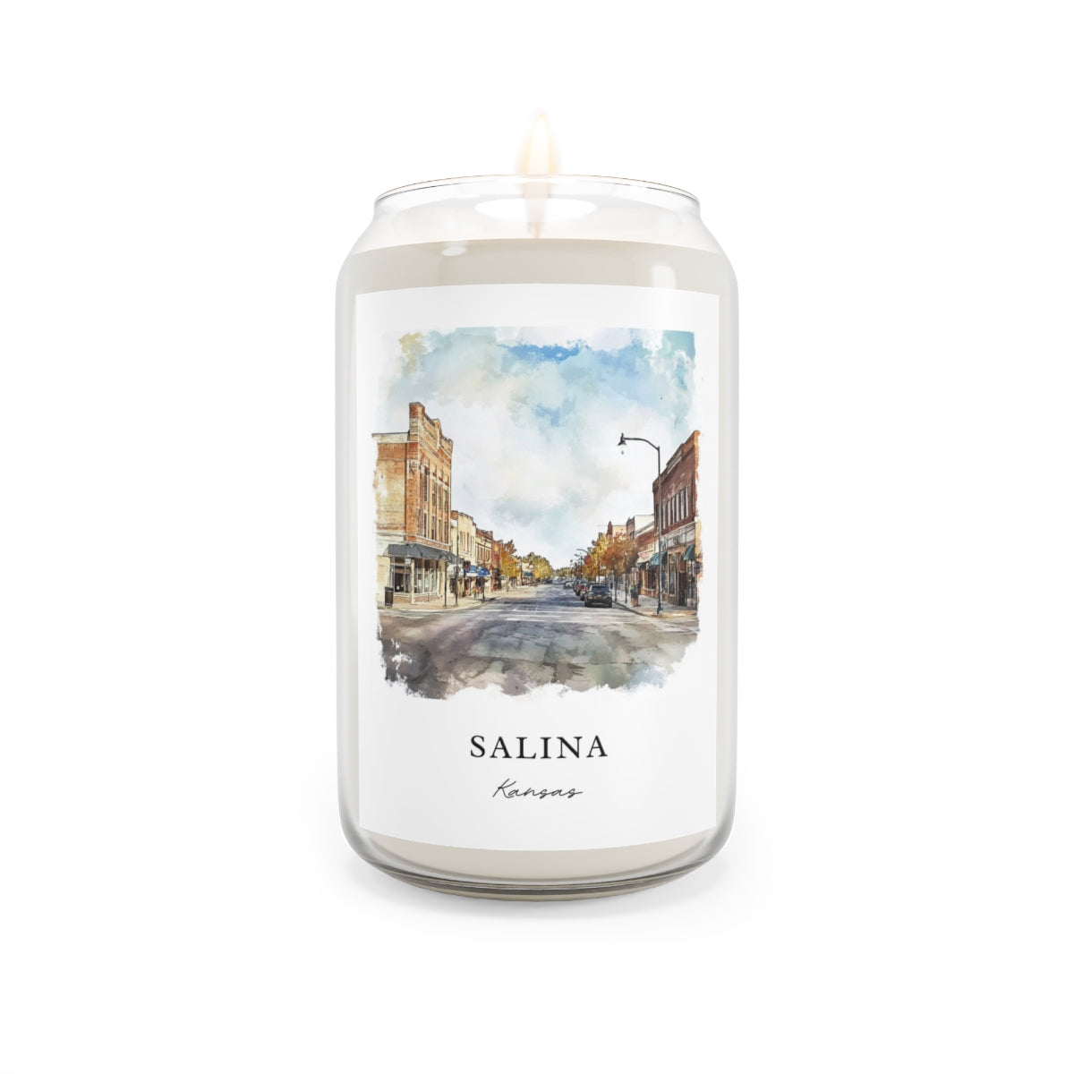 Salina, Kansas scented soy candle