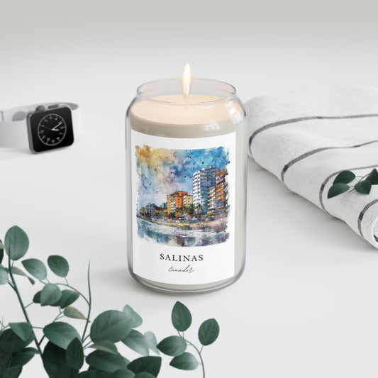 Salinas, Ecuador scented soy candle