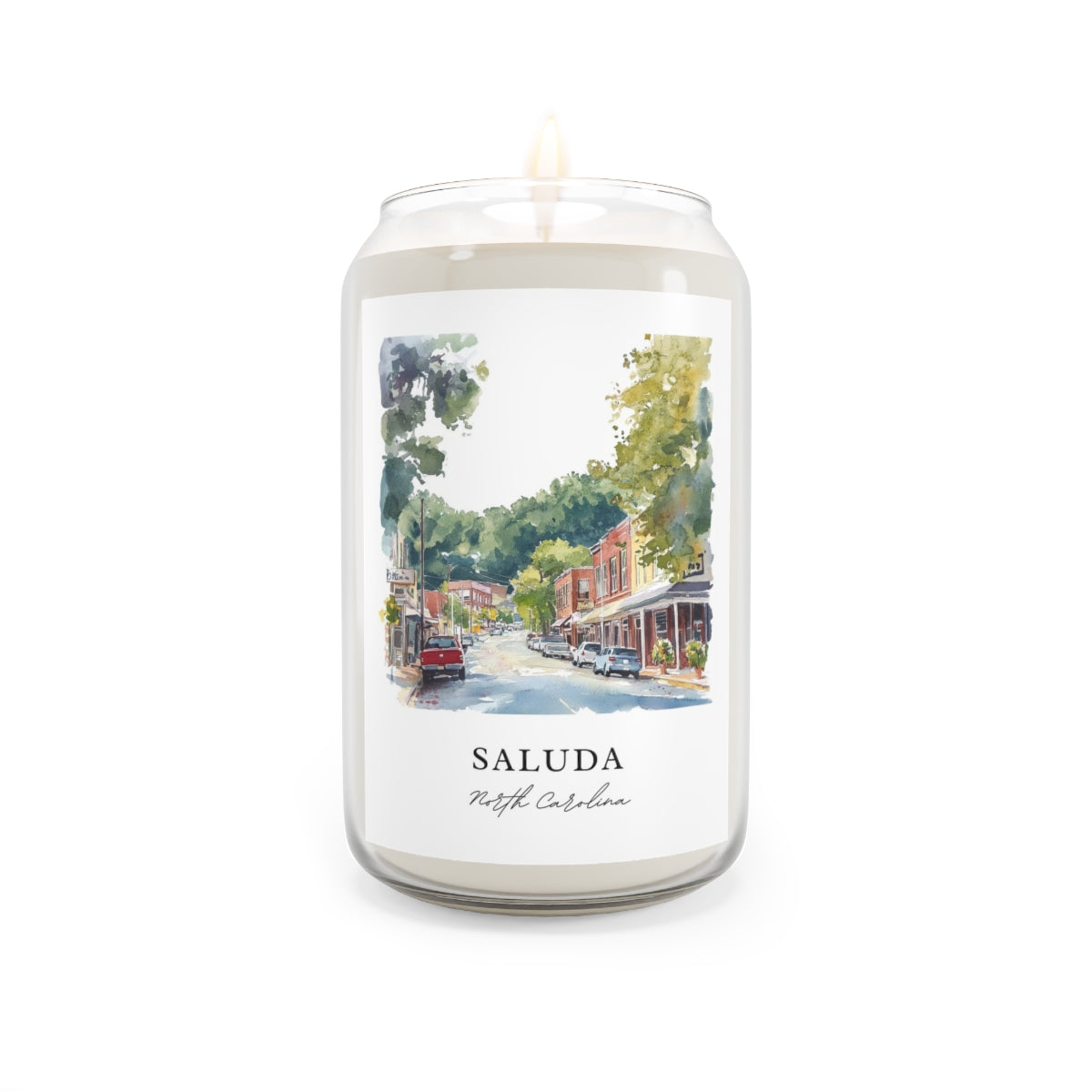 Saluda, North Carolina scented soy candle