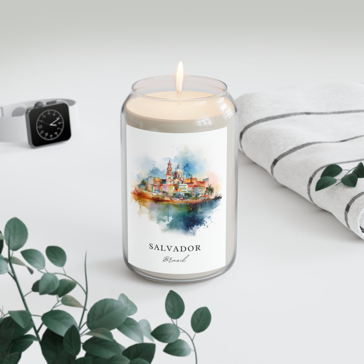 Salvador, Brazil scented soy candle