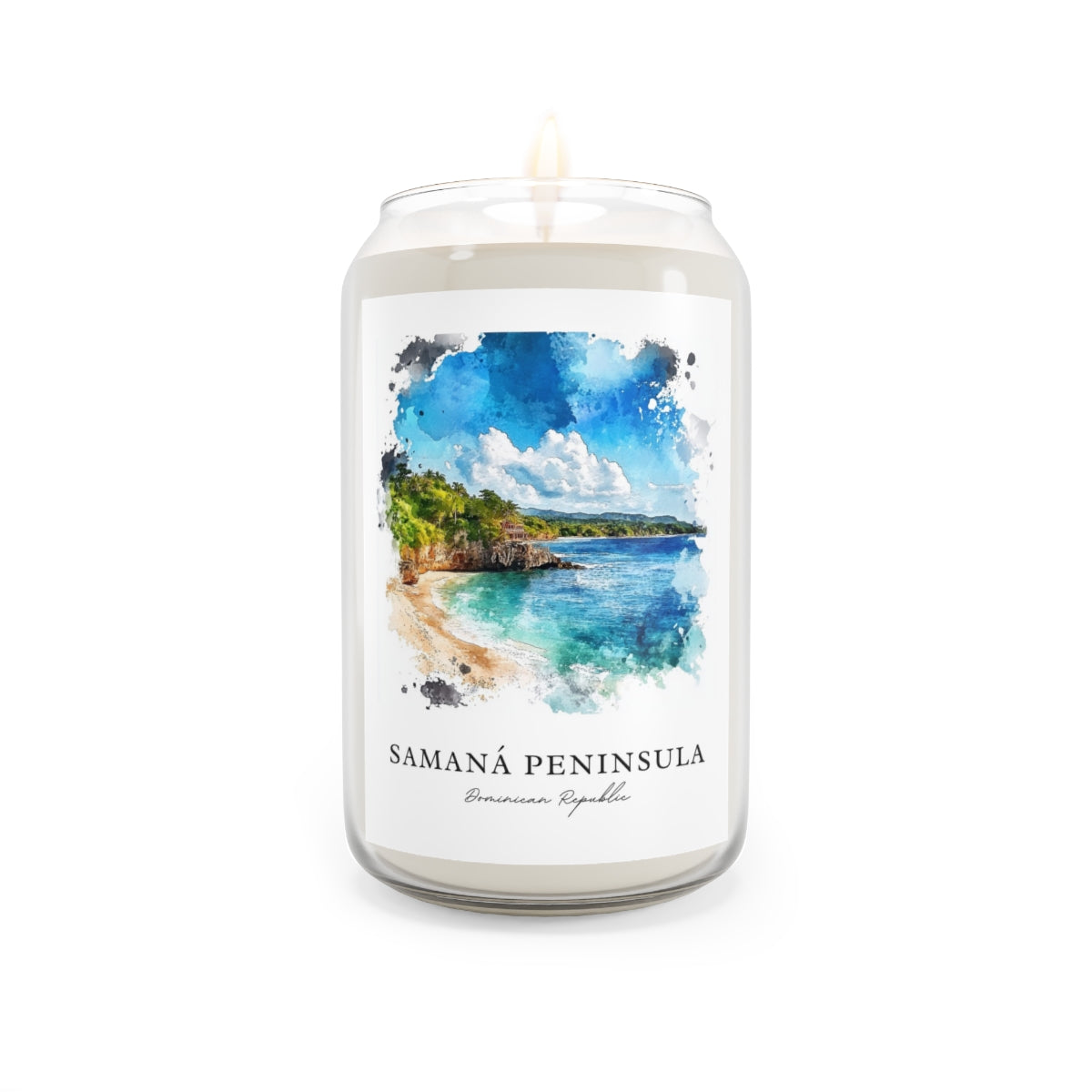 Samaná Peninsula, Dominican Republic scented soy candle