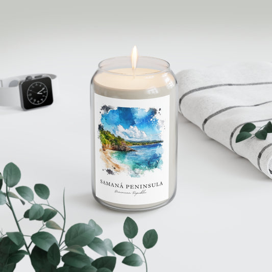 Samaná Peninsula, Dominican Republic scented soy candle