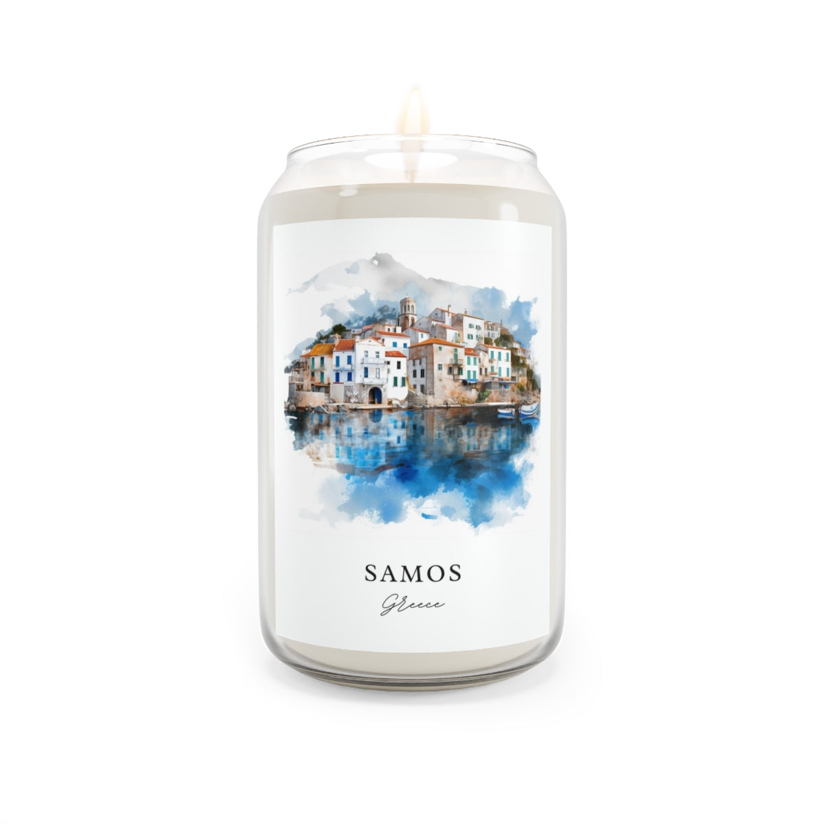 Samos, Greece scented soy candle