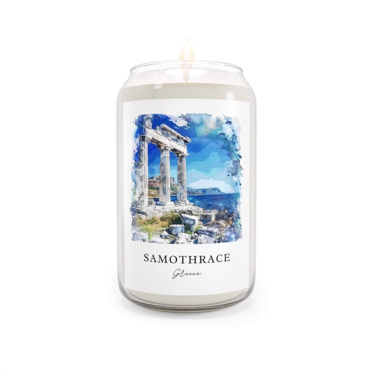 Samothrace, Greece scented soy candle