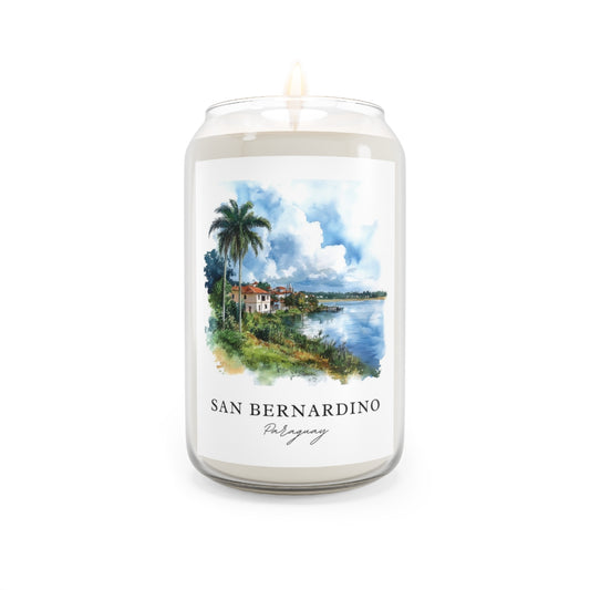 San Bernardino, Paraguay scented soy candle