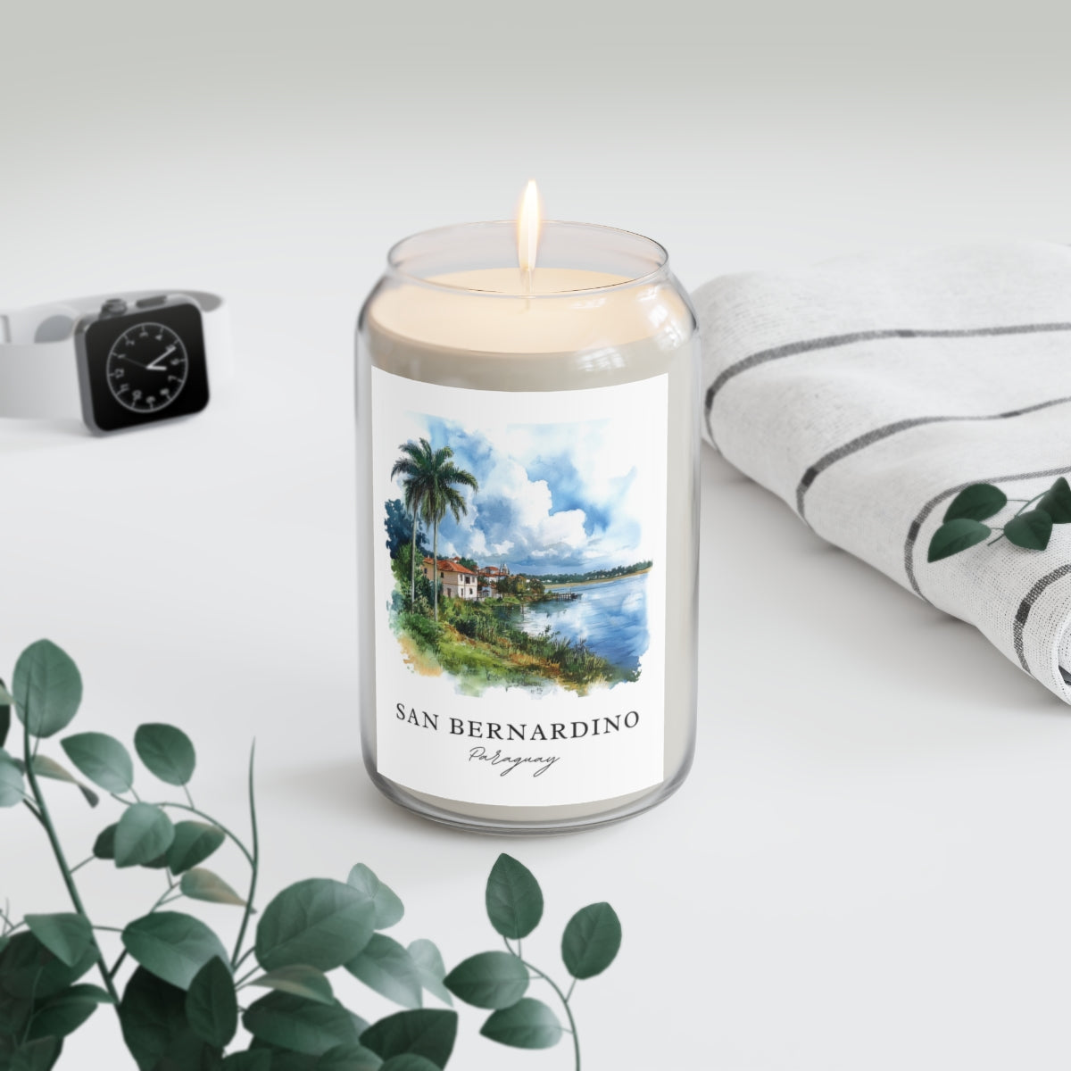 San Bernardino, Paraguay scented soy candle