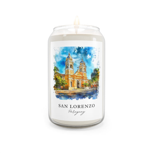 San Lorenzo, Paraguay scented soy candle