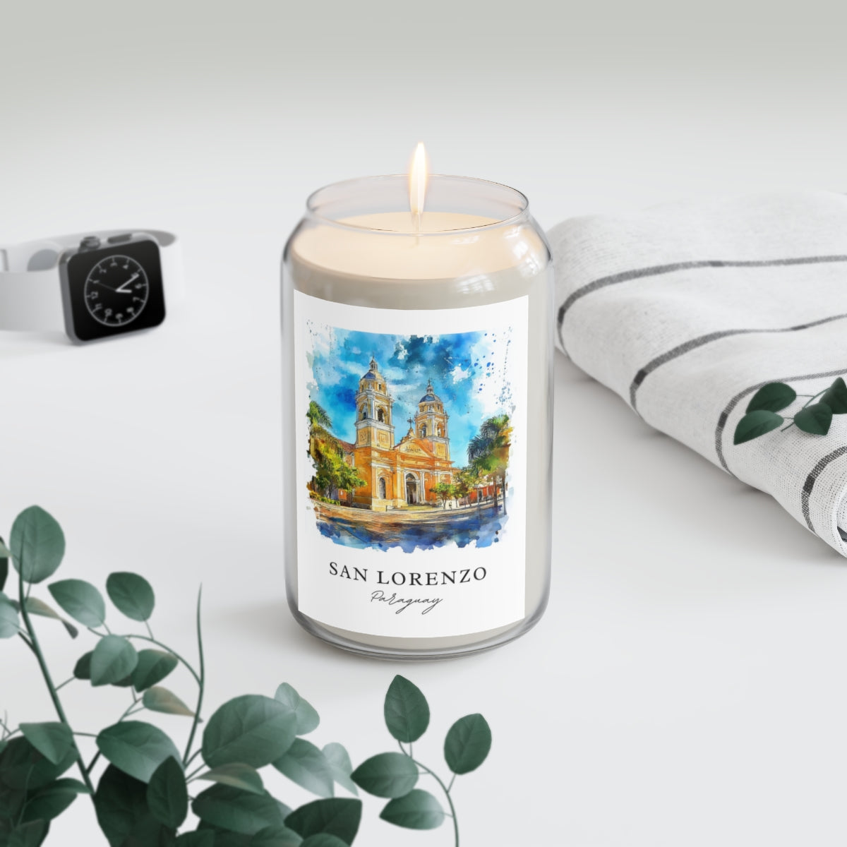 San Lorenzo, Paraguay scented soy candle