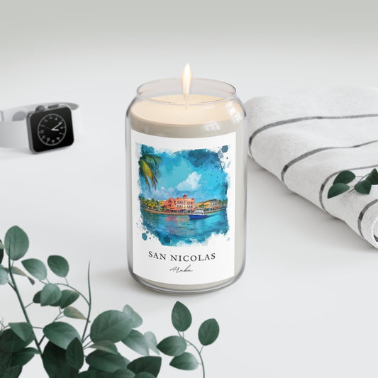 San Nicolas, Aruba scented soy candle