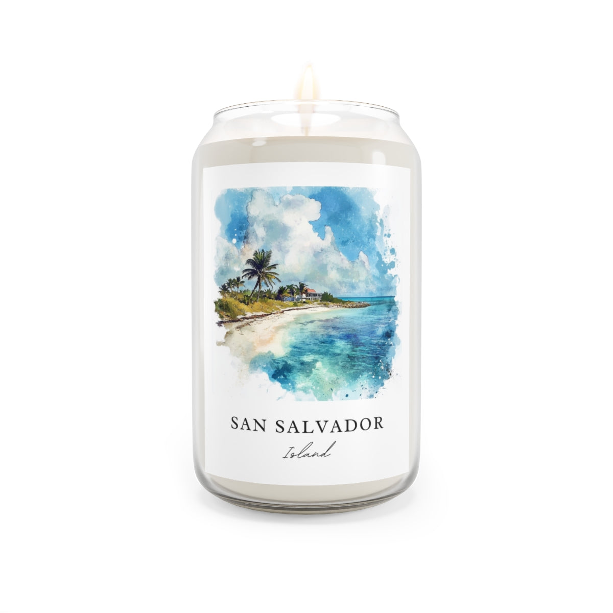 San Salvador, Island scented soy candle