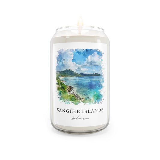 Sangihe Islands, Indonesia scented soy candle