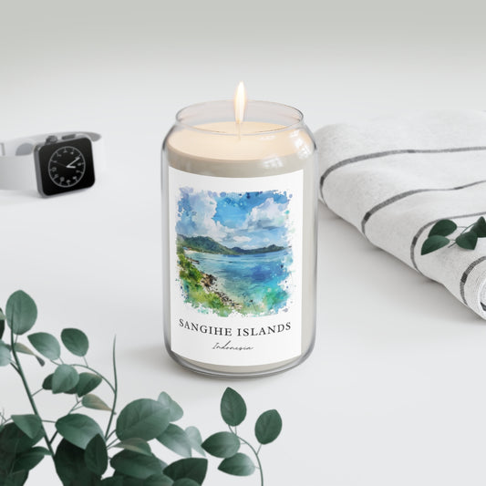 Sangihe Islands, Indonesia scented soy candle