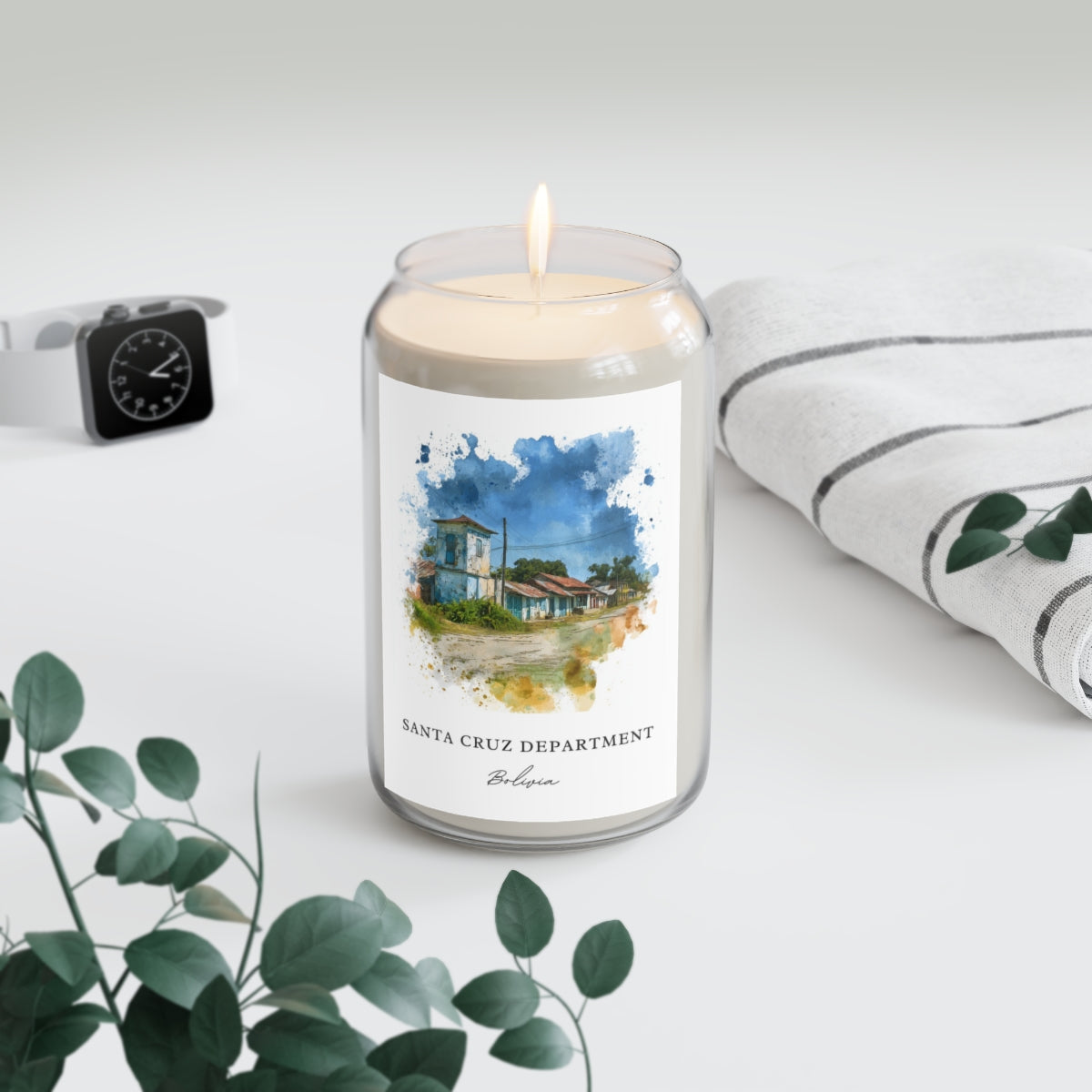 Santa Cruz Department, Bolivia scented soy candle