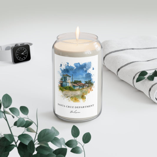 Santa Cruz Department, Bolivia scented soy candle