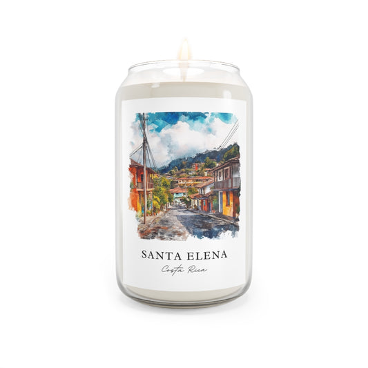 Santa Elena, Costa Rica scented soy candle