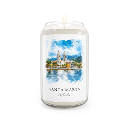 Santa Marta, Colombia scented soy candle