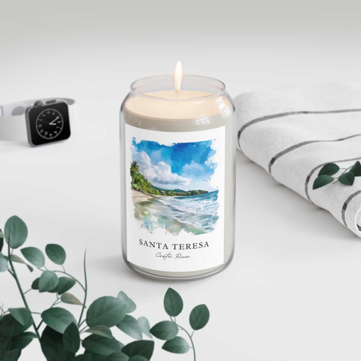 Santa Teresa, Costa Rica scented soy candle
