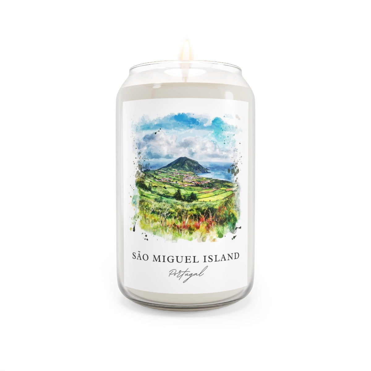São Miguel Island, Portugal scented soy candle
