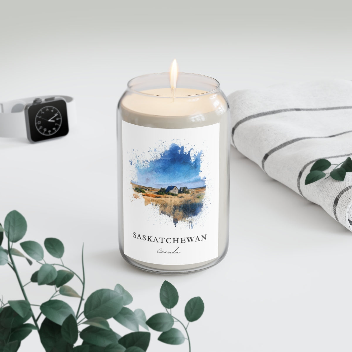 Saskatchewan, Canada scented soy candle