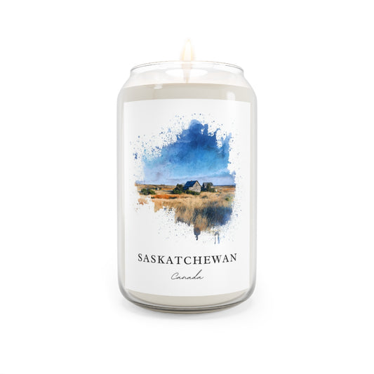Saskatchewan, Canada scented soy candle